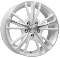 Литой диск КиК Мулен Руж 6.5х15/4x100 D54.1 ET48 Алмаз вайт