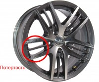 Литой диск LS Wheels BY708 6.5x15/5x112 D73.2 ET40 GMF дефект