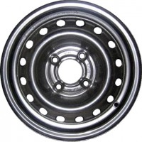 Штампованный диск ТЗСК Hyundai Solaris/Kia Rio 6x15/4x100 D54.1 ET48 Black