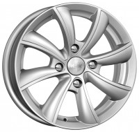 Литой диск КиК  Бриз-оригинал 6x15/4x100 D56.6 ET45 блэк платинум