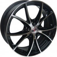 Литой диск Alcasta M07 6x15/5x100 D57.1 ET38 BKF