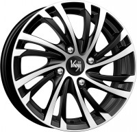 Литой диск КиК Мейола 6x15/4x114.3 D67.1 ET40 Алмаз черный