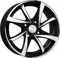 Литой диск КиК Игуана 6.5x16/5x114.3 D67.1 ET45 Алмаз черный