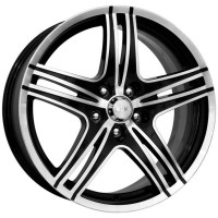 Литой диск КиК Омаха 5x13/4x98 D58.5 ЕТ35 Алмаз черный