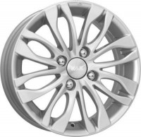 Литой диск КиК Канзаши 5.5х14/4х98 D58.5 ET16  блэк платинум