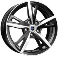 Литой диск КиК Фишт-оригинал КС690 6.5x16/5x108 D63.35 ЕТ50 Алмаз черный