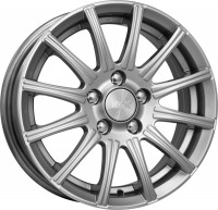Литой диск КиК Сиеста 6x15/4x100 D67.1 ET45 блэк платинум