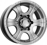 Литой диск КиК Байконур 8x16/5x139.7 D110.1 ET0 Алмаз сильвер