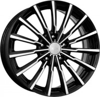 Литой диск КиК Акцент 5.5x14/4x100 D67.1 ЕТ45 Алмаз черный