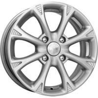 Литой диск КиК Блюз 6x15/4x114.3 D67.1 ЕТ46 Блэк платинум