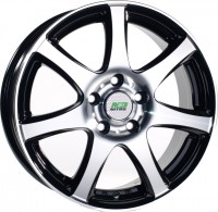 Литой диск N2O Y283 6.5x15/4x100 D60.1 ET50 BFP