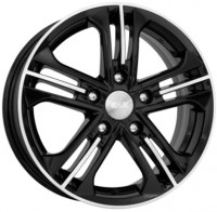 Литой диск КиК Trinity 6.5x16/5x105 D56.6 ET39  Алмаз черный
