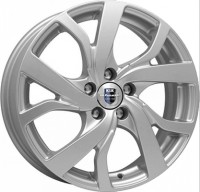 Литой диск КиК Палермо 6.5x16/5x108 D63.35 ET50 Блэк платинум