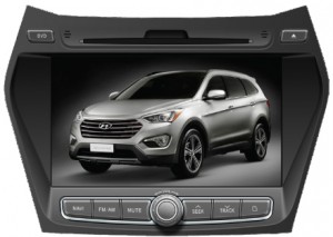 Штатное головное устройство Phantom DVM-1070iQ для Hyundai Grand Santafe 2013 + ПО Навител