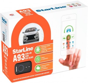 Автосигнализация с автозапуском StarLine A93 2CAN+LIN GSM ECO Slave