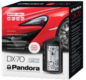Автосигнализация с автозапуском Pandora DX 70 2CAN LIN