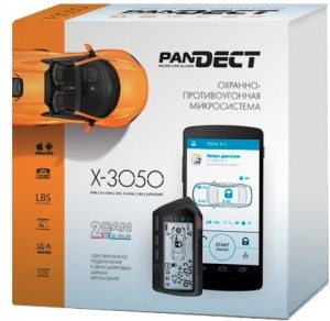 Автосигнализация без автозапуска Pandect X-3050 2CAN LIN GSM