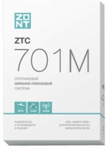 Автосигнализация с автозапуском Zont ZTC-701M GSM