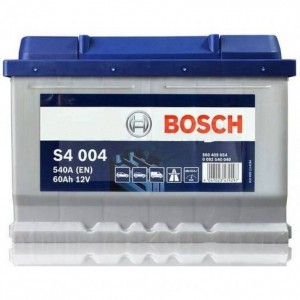 Аккумулятор для легкового автомобиля Bosch S4 60ah 540A Silver об