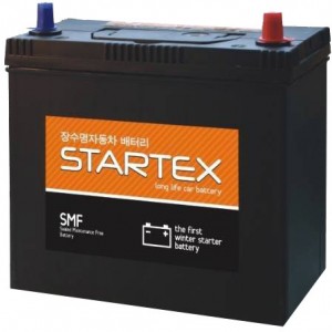 Аккумулятор для легкового автомобиля Startex 50ah 480А об