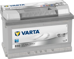 Аккумулятор для легкового автомобиля Varta Silver Dynamic E38 74Ач Об