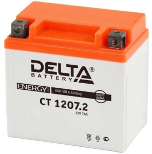 Аккумулятор для мототехники Delta battery CT 1207.2