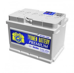 Аккумулятор для легкового автомобиля Tyumen Battery Premium 6СТ-60Ач Об
