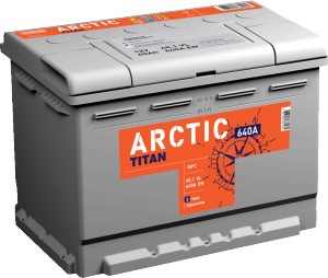 Аккумулятор для легкового автомобиля Titan Arctic Silver 60 А/ч пр.