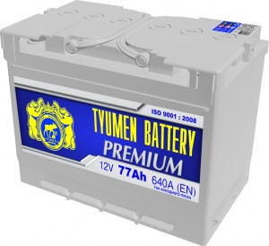 Аккумулятор для легкового автомобиля Tyumen Battery Premium 6СТ-77LA 77Ач пр