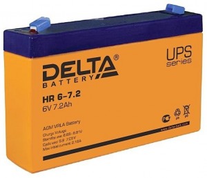 Аккумулятор для мототехники Delta battery HR 6-7.2 7.2Ач пр