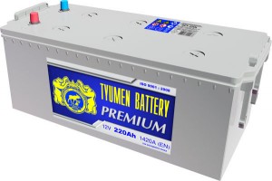 Аккумулятор для грузового автомобиля Tyumen Battery Premium 220 Ач 6СТ-220LA Пр