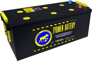 Аккумулятор для грузового автомобиля Tyumen Battery 6СТ-190L Standard 190 Ач пр