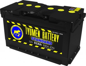Аккумулятор для грузового автомобиля Tyumen Battery Standard 6СТ-82L 82 Ач Об