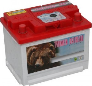 Аккумулятор для легкового автомобиля Tyumen Battery Batbear  6СТ-55LA (куб)
