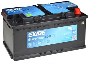 Аккумулятор для легкового автомобиля Exide Start-Stop AGM EK950 95Ач об