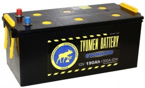 Аккумулятор для грузового автомобиля Tyumen Battery 6СТ-190L Standard конус 190 Ач об