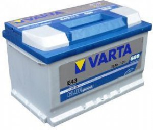 Аккумулятор для легкового автомобиля Varta Blue dynamic Е43 72Ач Об