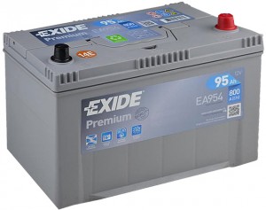 Аккумулятор для легкового автомобиля Exide 95Ач Premium EA954 (D31L)