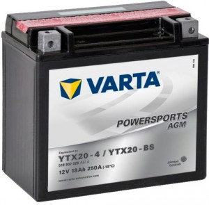 Аккумулятор для мототехники Varta 18Ач Moto AGM 518 902 026 (YTX20-BS)