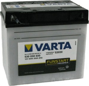 Аккумулятор для легкового автомобиля Varta 12В 30А/ч 530 030 030