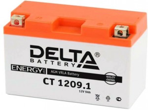 Аккумулятор для мототехники Delta battery CT 1209.1 (YT9B-BS)