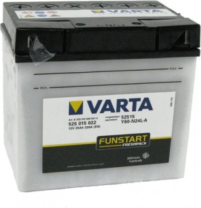 Аккумулятор для легкового автомобиля Varta 12В 25Ah 525 015 022