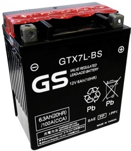 Аккумулятор для мототехники GS Yuasa GTX7L-BS 6.3Ач об