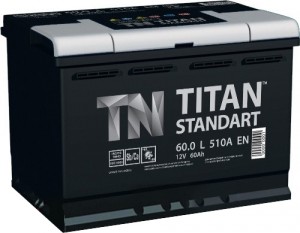 Аккумулятор для легкового автомобиля Titan Standart 60Ач обр