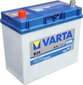 Аккумулятор для легкового автомобиля Varta Blue dynamic 545158033 B34 45Ач пр