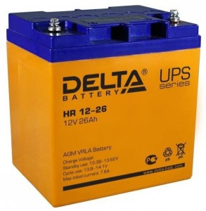 Аккумулятор для мототехники Delta battery HR 12-26 26Ач пр