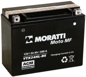 Аккумулятор для мототехники Moratti YTX24HL-BS 24 Ач Об