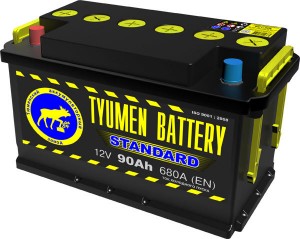 Аккумулятор для легкового автомобиля Tyumen Battery Standard 6СТ-90L Пр