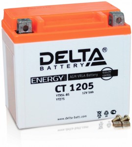 Аккумулятор для мототехники Delta battery CT 1205