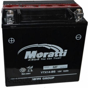 Аккумулятор для мототехники Moratti YTX14-BS